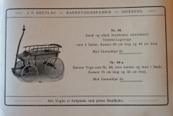 Horsens barnevognsfabrik Bretlau katalog 1925 Det Kgl. Biblioteks Småtryksamling