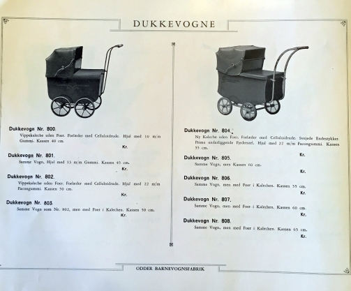 Odder katalog 1936 dukkevogne